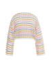 myMo Women Sweater in Gelb Mehrfarbig