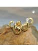 Gallay Ohrstecker Ohrring 9x5mm Zeichen Unendlichkeit mit Zirkonia GOLD 9Kt in gold