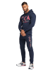 Carlo Colucci Hoodie ohne Reißverschluss D'Amante in Navy