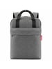 Reisenthel all day - Rucksack M 39 cm (black) in twist silver