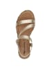 Tamaris Sandale in gold