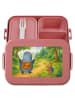 Mr. & Mrs. Panda Bentobox Pinguin & Maus Wanderer Design ohne Sp... in Rot Pastell