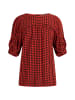 myMo ROCKS Damen Bluse in Schwarz Rot