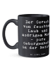 Mr. & Mrs. Panda Tasse Geborgenheit in der Natur mit Spruch in Schwarz