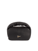 faina Damen Henkeltasche Aus Leder in Schwarz