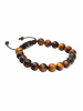 GT COLLECTION Armband Single-Bead in brown