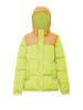 myMO ATHLSR Damen Wattierte Steppjacke in Saure Limette Aprikose