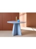 ebuy24 Esstisch Bootcut Blau 110 x 110 cm