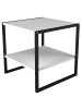 ebuy24 Couchtisch InsasiM  Weiß 51 x 51 cm