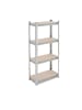 relaxdays 2 x Schwerlastregal in Silber - (B)60 x (H)138 x (T)30 cm