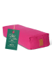 Lumaland #DoYourYoga Yoga-Bolster Paravati - gefüllt mit Dinkelspelz - 67x22x13cm - Pink