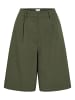 Vila High Waist Shorts mit Plisseefalten in Deep Depths