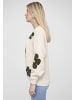 Cloud5ive Cloud5ive Cloud 5ive Crewneck Knit Sweater with Flowers in beige multi