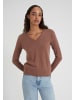 Style Republic Kaschmirpullover V-Neck in mocha