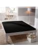 Estella Single-Jersey Spannbettlaken in schwarz