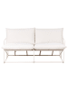 Beliani Gartensofa PONTE in Beige/Grau - (W) 160 x (H) 88 x (L) 94 cm