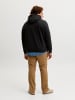JACK & JONES PLUS Kapuzenpullover in Black