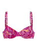 Vivance by Lascana Bügel-Bikini-Top in pink bedruckt