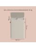 SONGMICS Wäschekorb Brosi in Cappuccinobeige - (B)40 x (H)75 x (T)56 cm