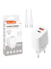 Mcdodo Teltech Schnellladegerät USB / USB-C 25W + Kabel USB-C USB-C QC 3.0