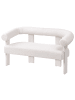 Beliani 2-Sitzer Sofa ILBRO in Weiß - (W) 138 x (H) 76 x (L) 68 cm