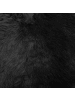 Beliani Schaffell ULURU in Schwarz - (W) 65 x (H) 8 x (L) 100 cm