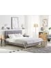 Beliani Doppelbett AMBERT in Grau - (W) 168 x (H) 102 x (L) 212 cm