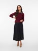 Vero Moda Strickpullover in Zinfandel