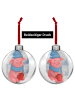 Mr. & Mrs. Panda Kunststoff Weihnachtskugel Schweinchen Glühwein... in Weiß