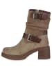 VAN HILL Biker Boots Amanda in Khaki