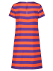 Vera Mont Streifenkleid mit Reißverschluss in Purple/Orange