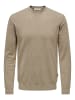 ONLY & SONS Strickpullover in Desert Taupe