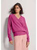 MADELEINE Kaschmirpullover mit V-Ausschnitt in magenta