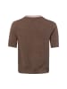 Marie Lund Strickshirt in mocca - 0002