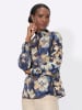 creation L Druck-Bluse in marine-champagner-bedruckt