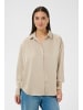Kaffe Langarm - Hemd KArory Loose fit in Feather Gray