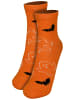 United Labels Halloween Socken Fledermaus Geist Kindersocken Söckchen in orange
