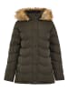 Threadbare Winterjacke THB Woodie Short Padded Coat in Khaki