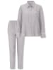 creation L Pyjama in steingrau-ecru