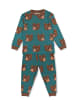 Toby Tiger Schlafanzug mit Bären Print in blau