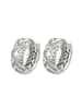 faina Women Huggie Earrings in Silver