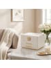 SONGMICS HOME Schmuckkasten Anah in Weiß - (B)24 x (H)15.8 x (T)21.5 cm