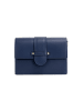 FELIPA Schultertasche Aus Leder in Blau Jeans