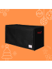 relaxdays Weihnachtskugel-Aufbewahrungsbox in Schwarz - (B)73 x (H)40 x (T)36,5 cm