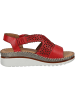 manitu Klassische Sandaletten in rot