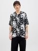 Jack & Jones Hawaii-Hemd in Jet Black