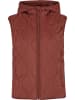 Urban Classics Urban Classics Ladies Super Light Puffer Vest in darkrust