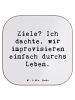 Mr. & Mrs. Panda Tassen Untersetzer Spruch Lebensziele Improvisa... in Weiß
