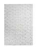 Kayoom Hochflor Teppich Vivica 125 in weiß - anthrazit - rechteckig