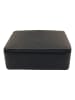 Windrose Beluga Schmuckkasten Leder 19 cm schwarz